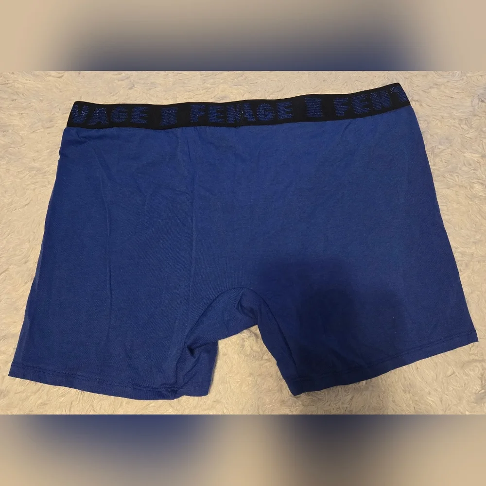 NWT Savage x Fenty Savage X Boxer Briefs Size XXXL Color Blue/Black